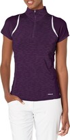 Thumbnail for your product : Cutter & Buck Women's Drytec UPF 50+ Short Sleeve Elite Contour Mock Jersey Shirt