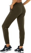 Thumbnail for your product : Alo Yoga | Slick Zip Front Sweatpant in Dark Olive, Size: Medium