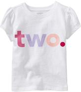 Thumbnail for your product : Old Navy I Am "Two" Graphic Tees for Baby