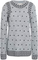 Thumbnail for your product : MICHAEL Michael Kors Studded Wool And Alpaca-blend Sweater