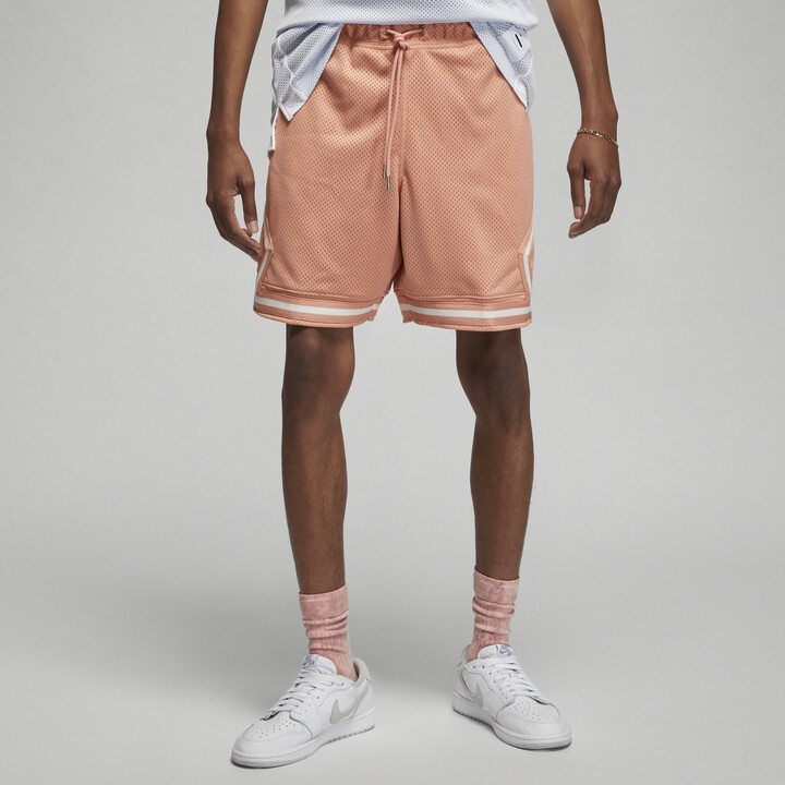 Jordan Men's Essentials Diamond Mesh Shorts in Orange - ShopStyle