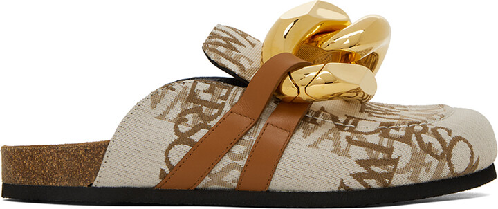 J.W.Anderson Off-White Chain Mules