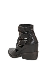 Thumbnail for your product : Strategia 80mm Belted Leather Boots