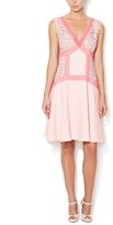Thumbnail for your product : Tracy Reese Lace & Tweed Paneled V-Neck Dress