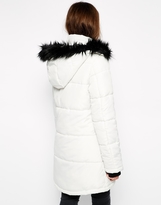Thumbnail for your product : B.young Coat With Faux Fur Hood