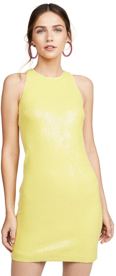 yellow sparkly dress