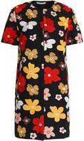 Thumbnail for your product : Alice + Olivia Floral-Embroidered Cotton-Blend Coat