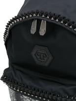 Thumbnail for your product : Philipp Plein Stud-Embellished Metallic Backpack