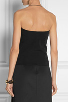 Thumbnail for your product : Neil Barrett Two-tone stretch-crepe top