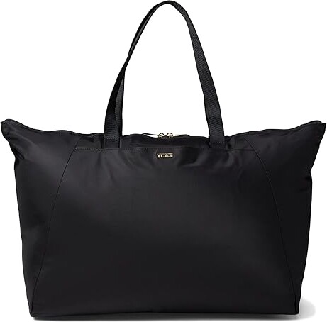 Tumi Voyageur Just in Case(r) Tote Handbags Black/Gold, Nylon