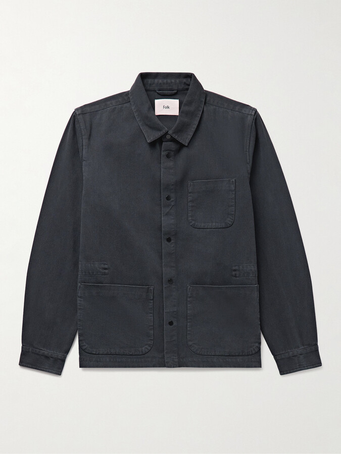 Folk Assembly Cotton-Twill Overshirt