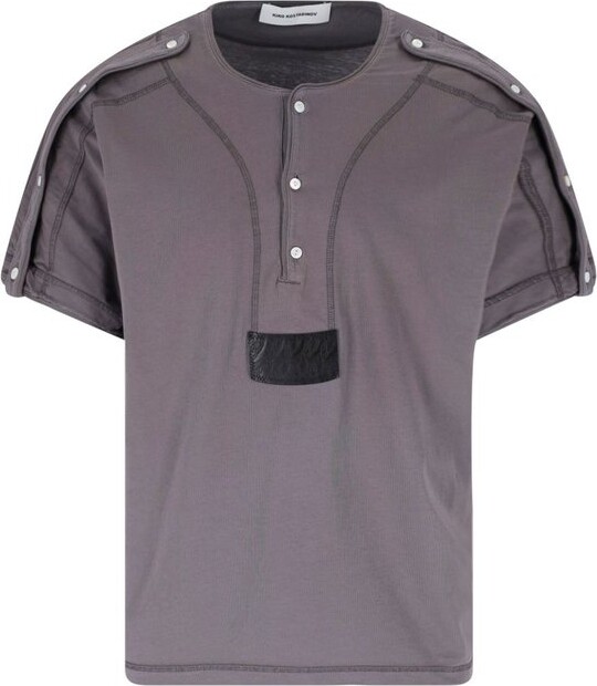 KIKO KOSTADINOV Snap-Detail Henley T-Shirt