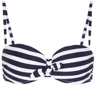 Heidi Klein Bow striped bikini top - ShopStyle Two Piece Swimsuits