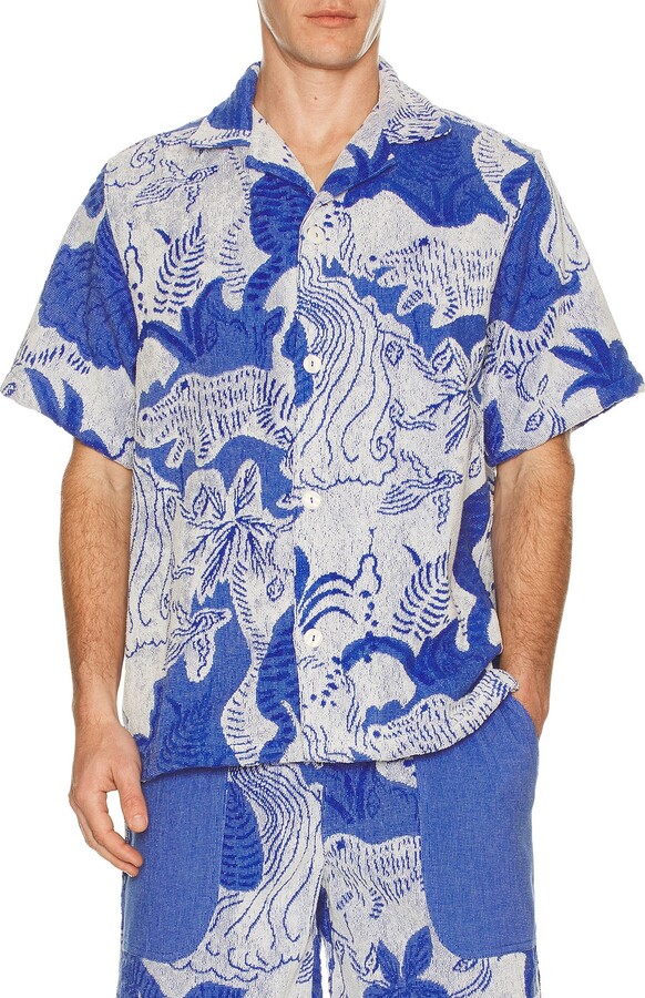 OAS Mystea Cuba Shirt in Blue