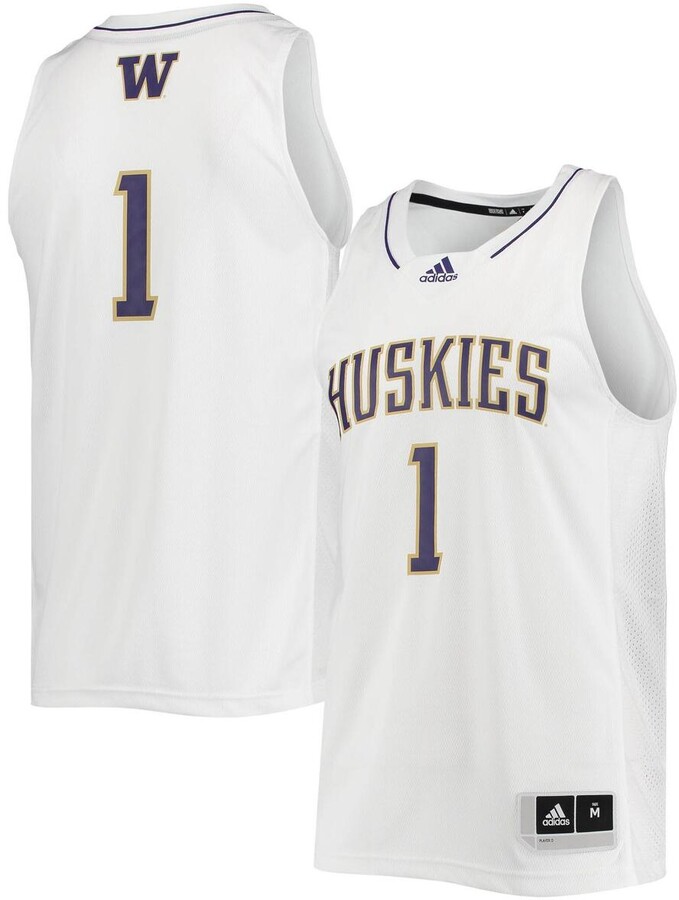 adidas Men's 1 Washington Huskies Swingman Basketball Jersey