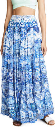 Camilla Sheer Tiered Maxi Skirt / Dress
