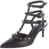 Thumbnail for your product : Valentino Rockstud Ankle-Strap Pumps