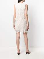 Thumbnail for your product : Ermanno Scervino embroidered lace shift dress