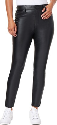 CURVE APPEAL High Waist Faux Leather Jeggings - ShopStyle