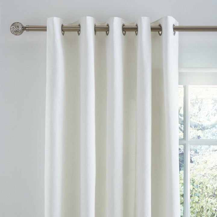 Dunelm Wynter White Thermal Eyelet Curtains White ShopStyle
