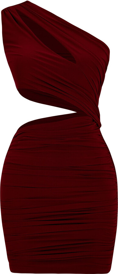 Growny Red Tijana Dress Burgundy
