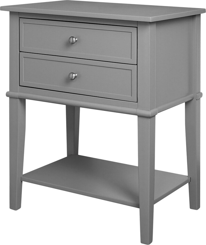 Dunelm Franklin Bedside Table Grey ShopStyle Nightstands