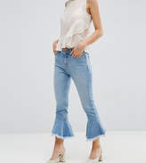 Thumbnail for your product : New Look Petite Peplum Kick Flare Jeans