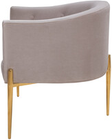 Thumbnail for your product : Pasargad Home Sorrento Velvet Accent Chair