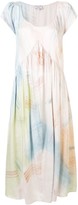 Thumbnail for your product : Collina Strada Abstract-Print Silk Dress