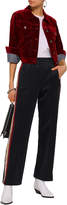 Thumbnail for your product : Marc Jacobs Jacquard-trimmed Ponte Straight-leg Pants