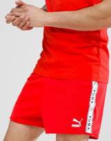 Thumbnail for your product : Puma shorts with taped side stripe in red Exclusive at ASOS
