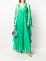 Thumbnail for your product : Pinko Ruffle Flared Maxi Dress