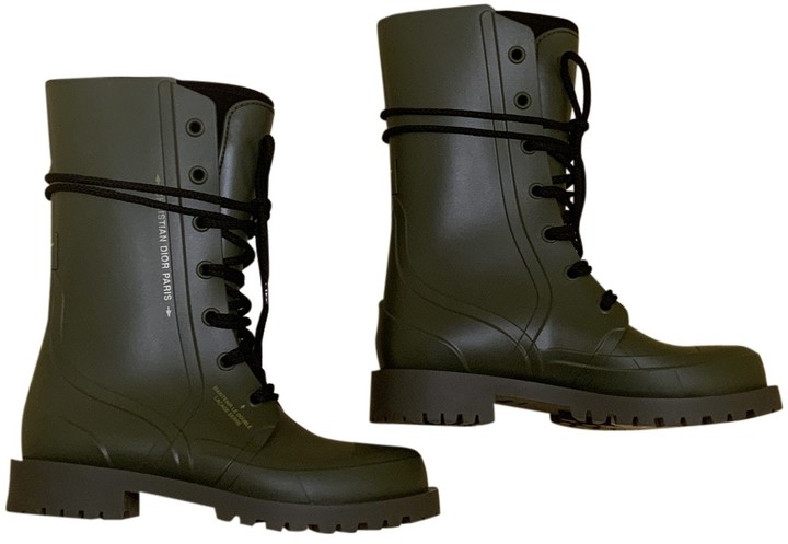 dior rubber boots