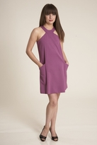 Thumbnail for your product : Corey Lynn Calter Zoe A Line Shift Dress With Pockets in Magenta
