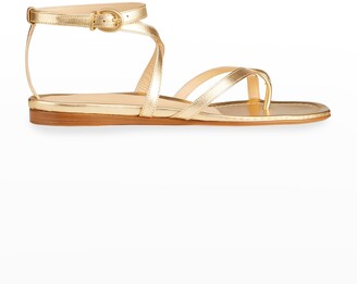 Gold Gladiator Sandals | Shop the world's largest collection of fashion |  ShopStyle