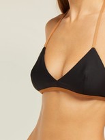 Thumbnail for your product : ALBUS LUMEN Halterneck Bikini Top - Black