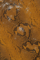 Thumbnail for your product : Marni Snake-effect Leather Skirt