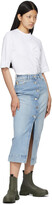 Thumbnail for your product : Ganni Blue Comfort Stretch Denim Skirt