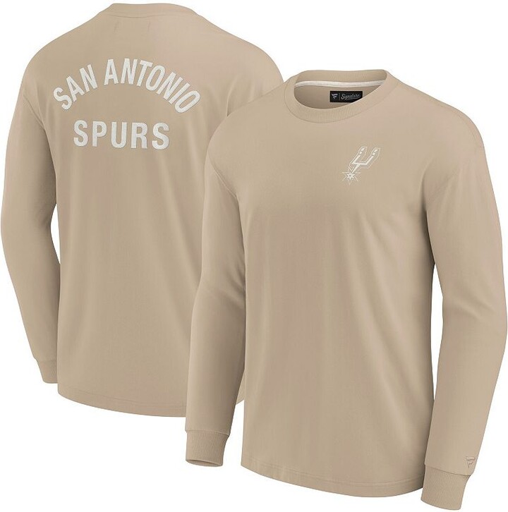 Unisex Fanatics Signature Khaki San Antonio Spurs Elements Super Soft Long Sleeve T-Shirt