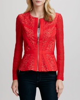 Thumbnail for your product : Erin Fetherston Lenore Lace Fit-and-Flare Jacket