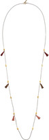 Thumbnail for your product : Isabel Marant Dangerous Minds gold-tone, bone and leather necklace