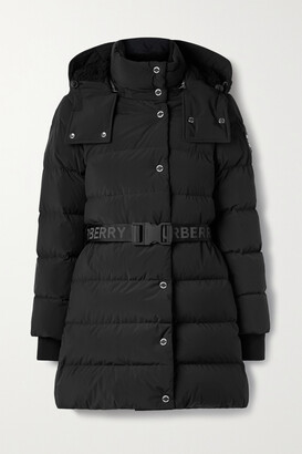 burberry long down coat