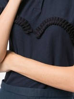 Thumbnail for your product : Rokh Ruched Trim Flared Dress