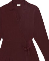 Thumbnail for your product : Jason Wu Long-Sleeve Pleated Silk Minidress