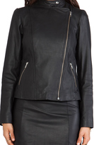 Thumbnail for your product : Soia & Kyo Dree Leather Moto Jacket