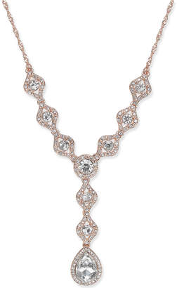 Charter Club Gold-Tone Crystal Y-Necklace, Created for Macy's