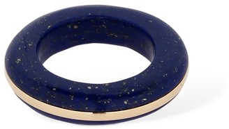 By Pariah 14kt Gold Lapis Lazuli Stacking Ring