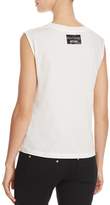 Thumbnail for your product : Moschino Boutique Embellished Logo Tank