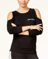 Thumbnail for your product : Material Girl Active Juniors' Graphic Cold-Shoulder Sweatshirt, Created for Macy's