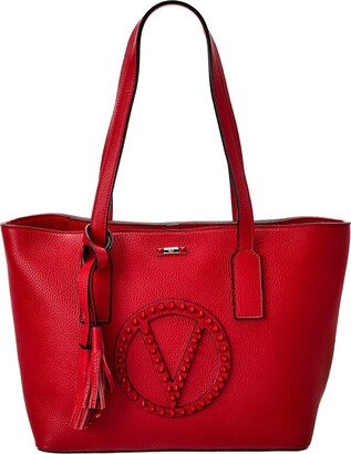 Valentino By Mario Valentino Sophie Medallion Leather Tote - ShopStyle ...